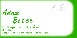 adam eiter business card